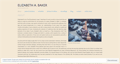 Desktop Screenshot of elizabethabaker.com